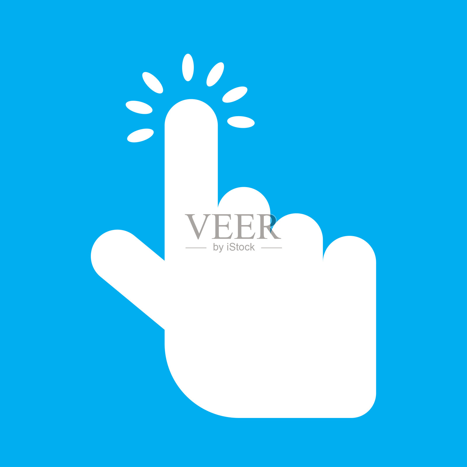 手指触摸图标插画图片素材