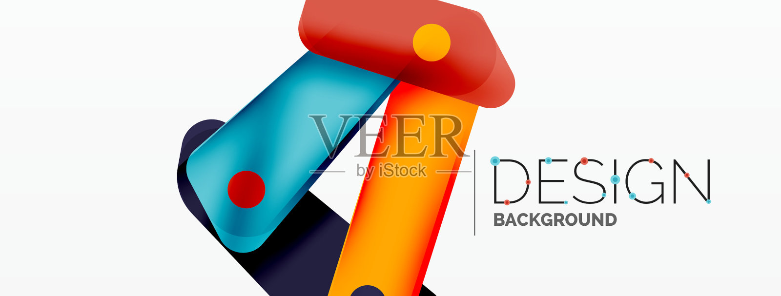 创意几何墙纸最小抽象插画图片素材