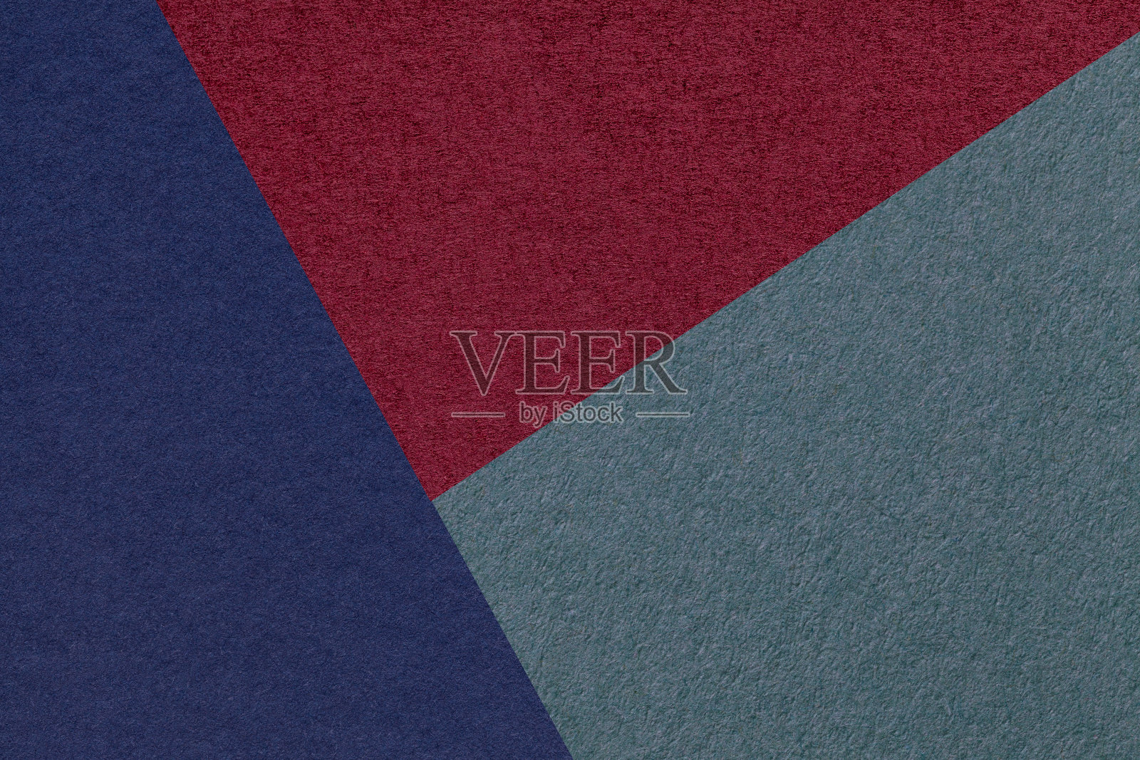 工艺海军蓝,酒灰色和冷灰色色纸背景,宏观。的抽象的纸板照片摄影图片