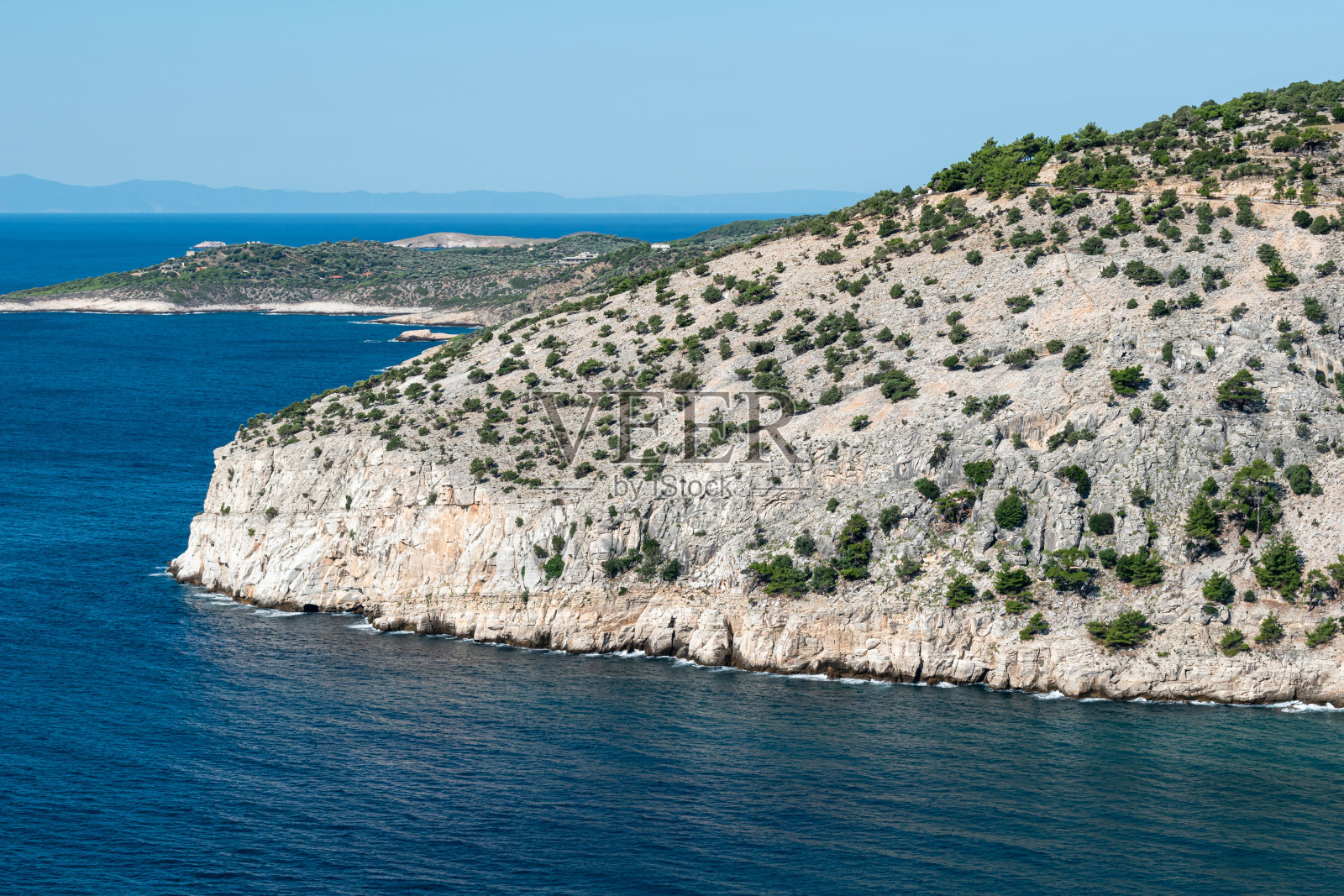 希腊塔索斯的美丽风景照片摄影图片