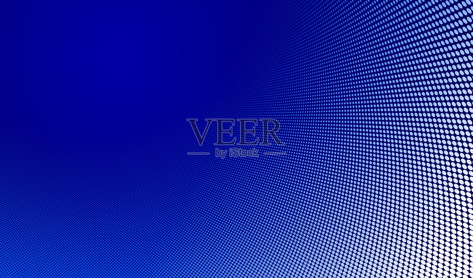 深蓝色的点在三维透视抽象插画图片素材