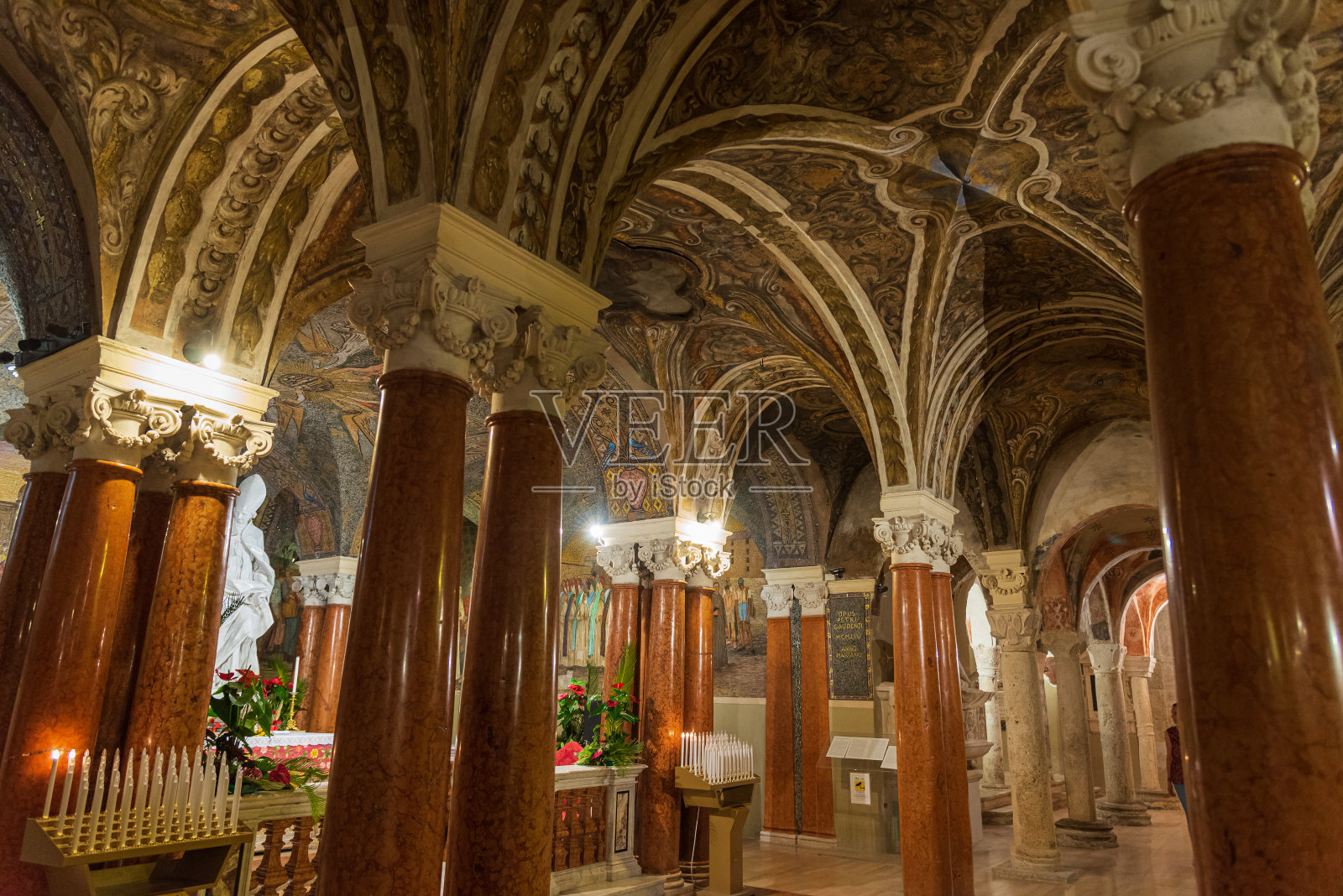 阿斯科利Piceno,马尔凯。圣埃米迪奥大教堂照片摄影图片