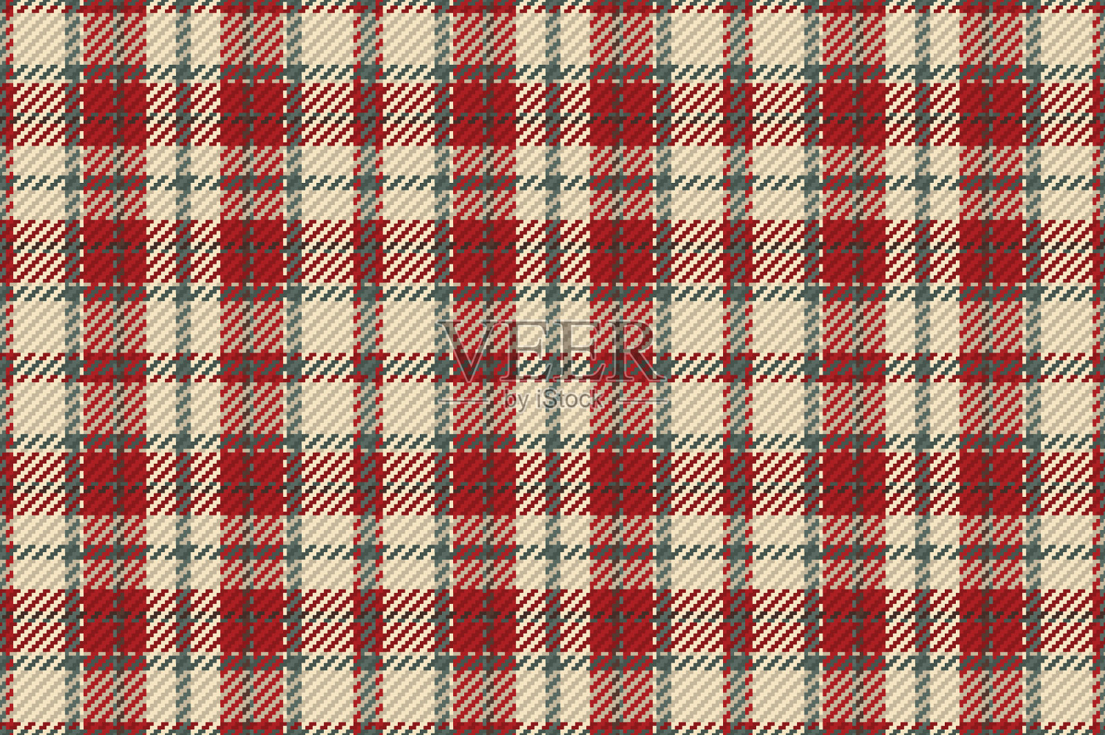 无缝模式的苏格兰格子呢格子插画图片素材