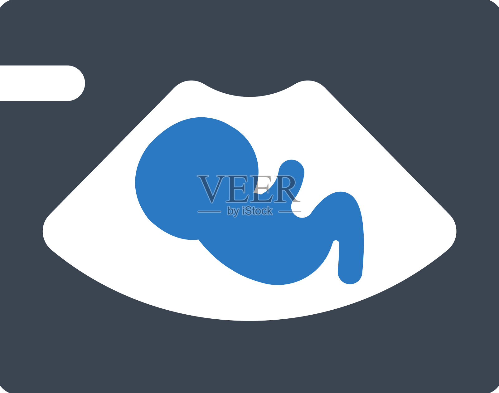 妊娠超声图标插画图片素材