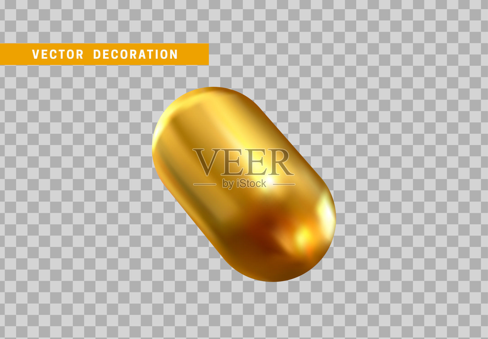 矢量几何三维物体隔离。矢量插画设计元素图片