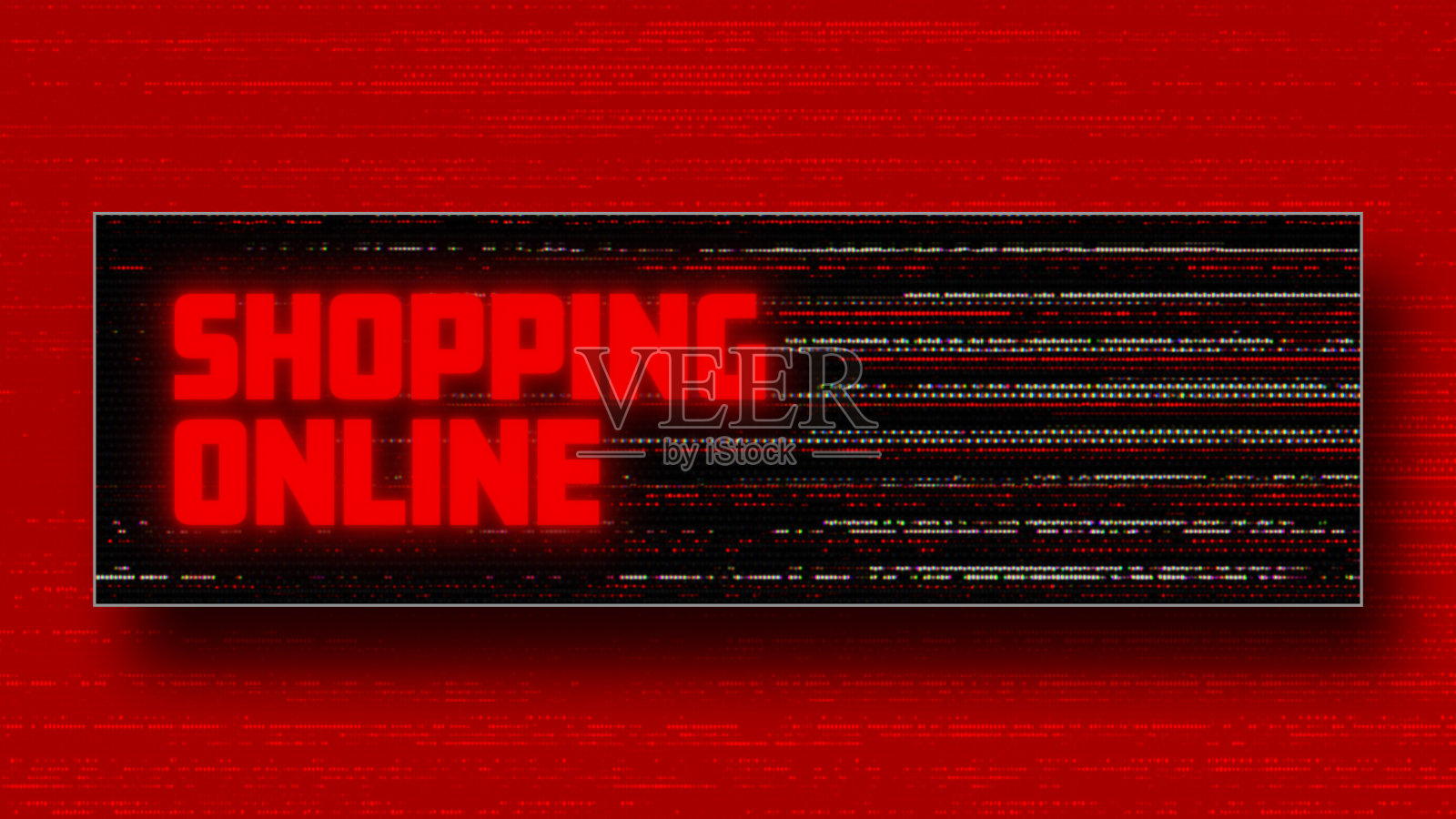 网上购物与浏览器界面。网站窗口模型,互联网屏幕框架,浏览器标签上的故障噪音静态电视照片摄影图片