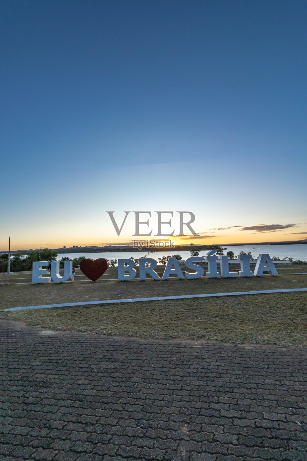 巴西利亚的日落照片摄影图片