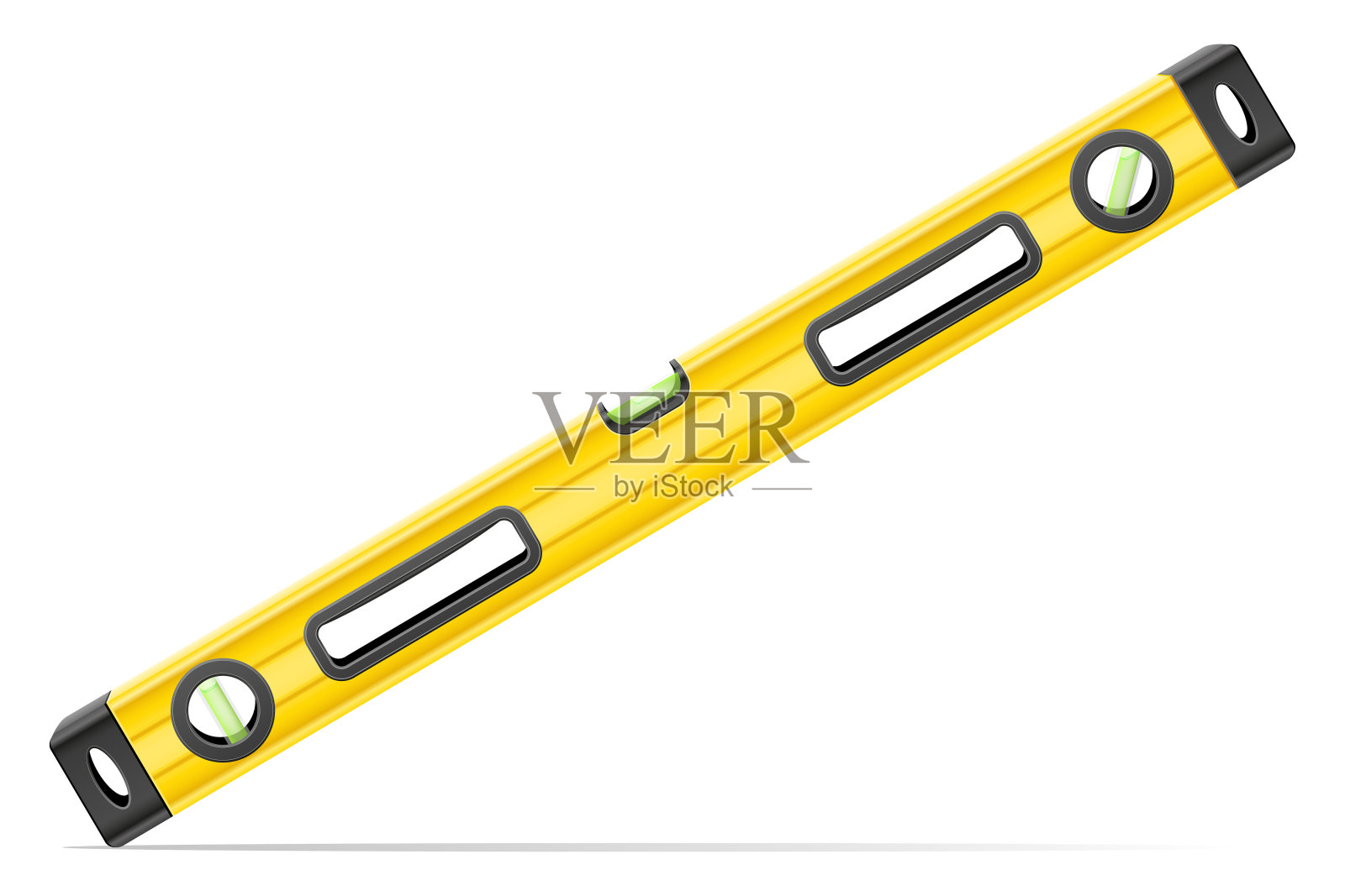 建筑物水平测量装置,用于确定平面矢量插图插画图片素材