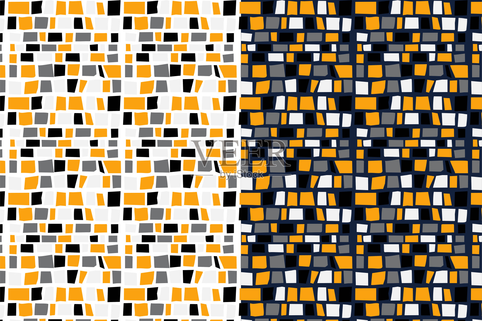 现代抽象设计模板与水磨石纹理图案插画图片素材