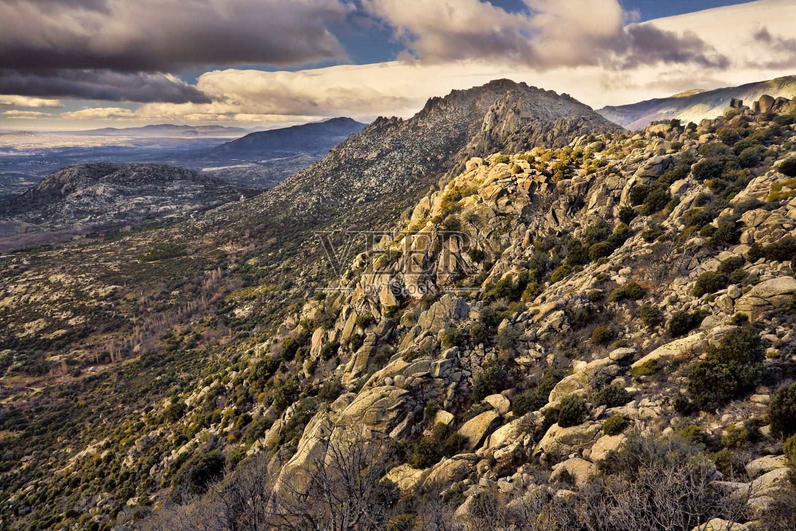 卡布雷拉山脉照片摄影图片