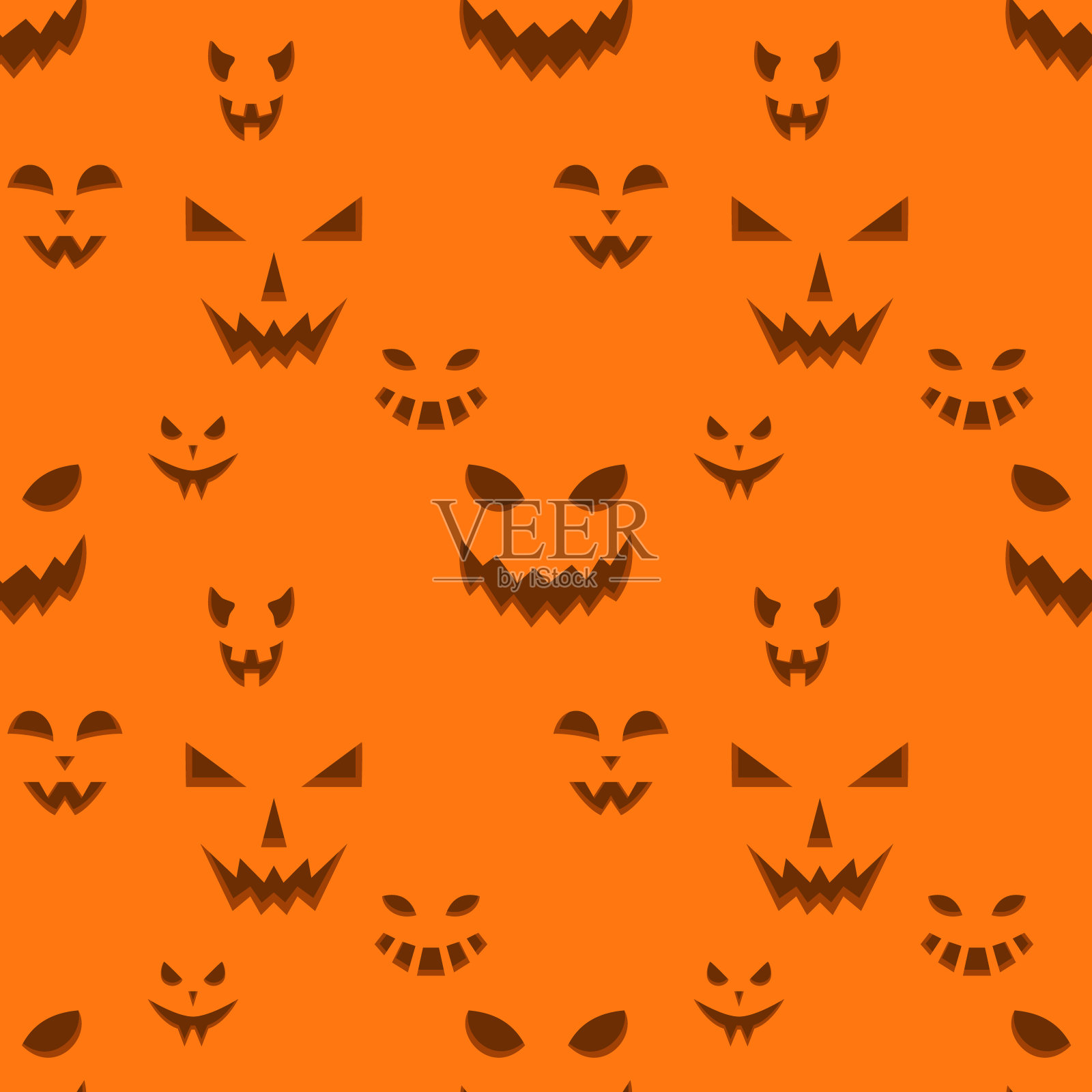 南瓜的情感图案插画图片素材