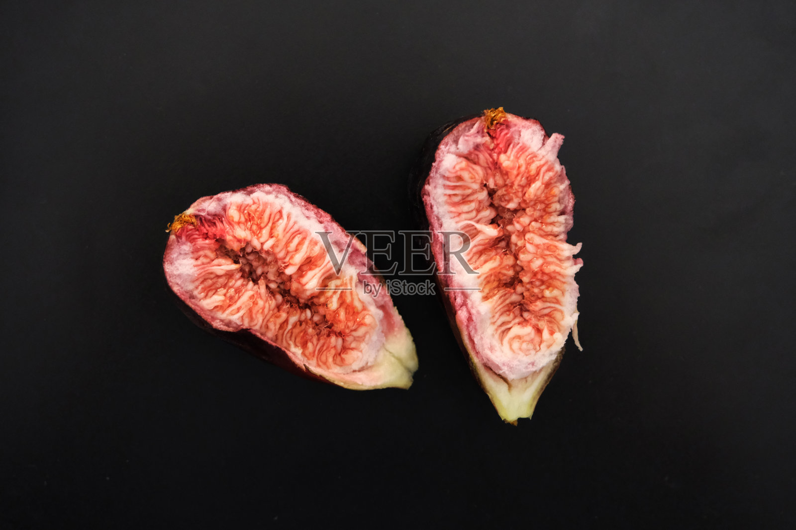 减半无花果照片摄影图片