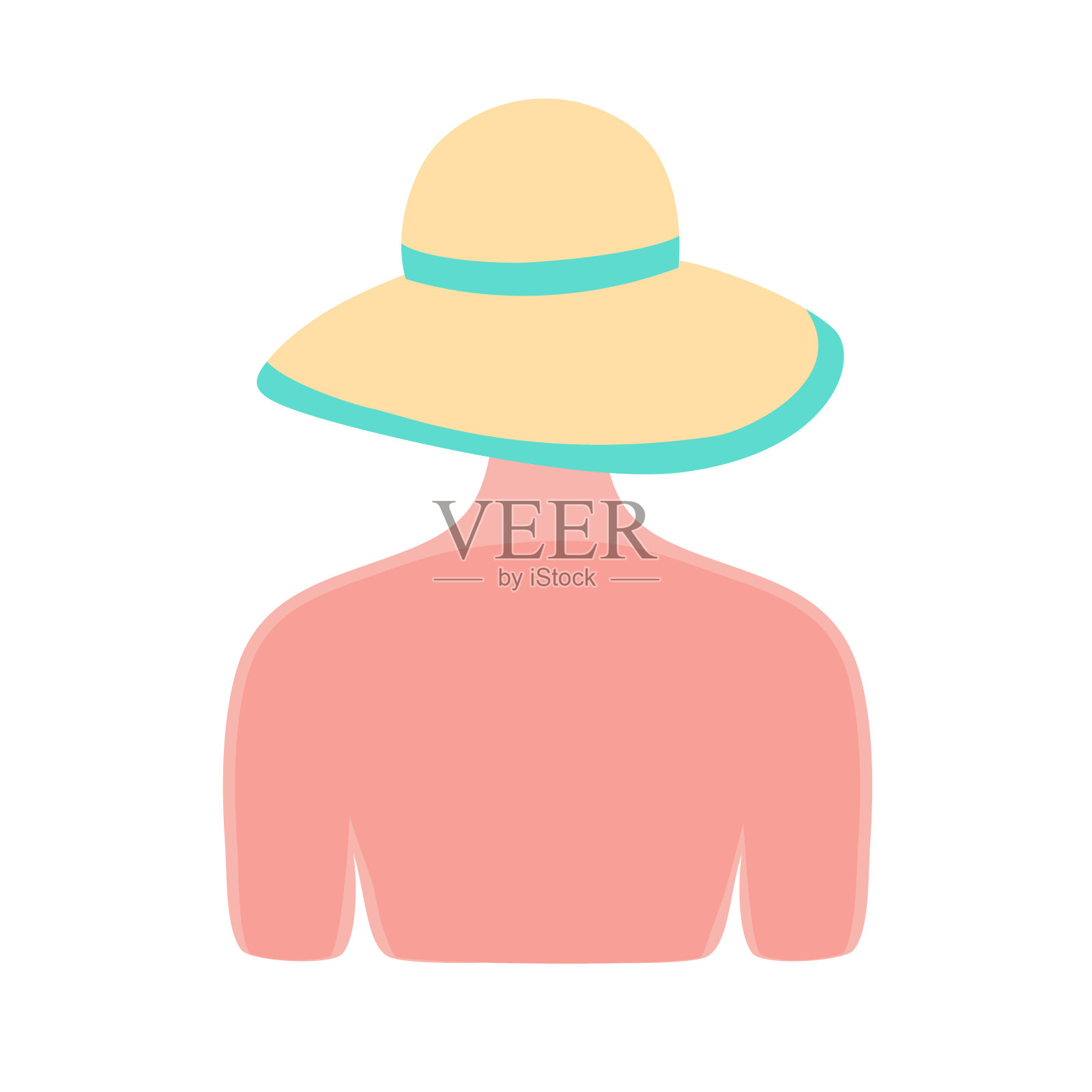 晒伤的矢量图。插画图片素材