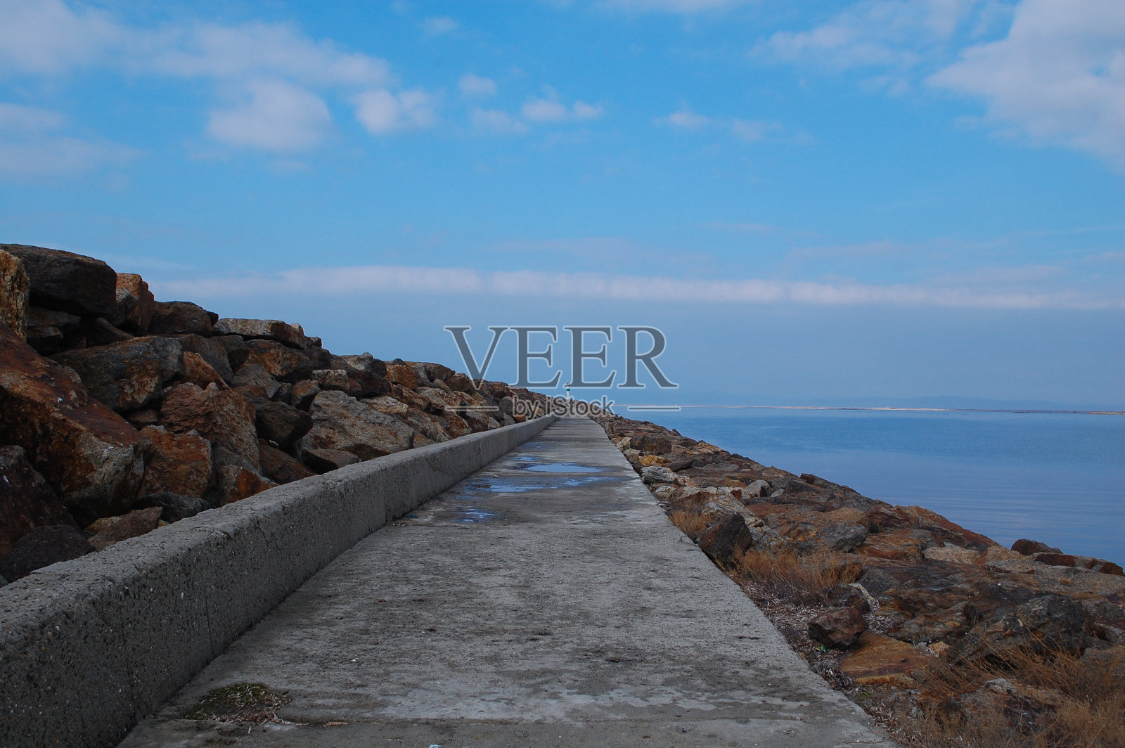 防浪堤照片摄影图片