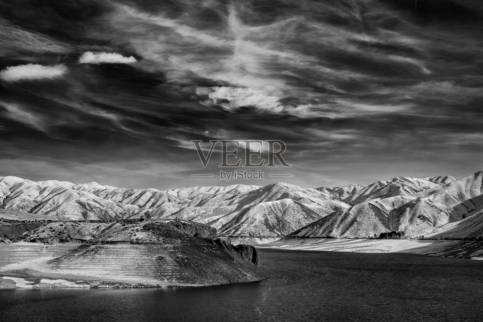 沙漠冬天照片摄影图片