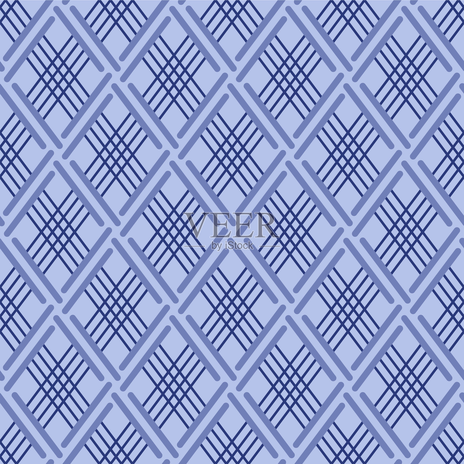 日本编织钻石矢量无缝图案插画图片素材