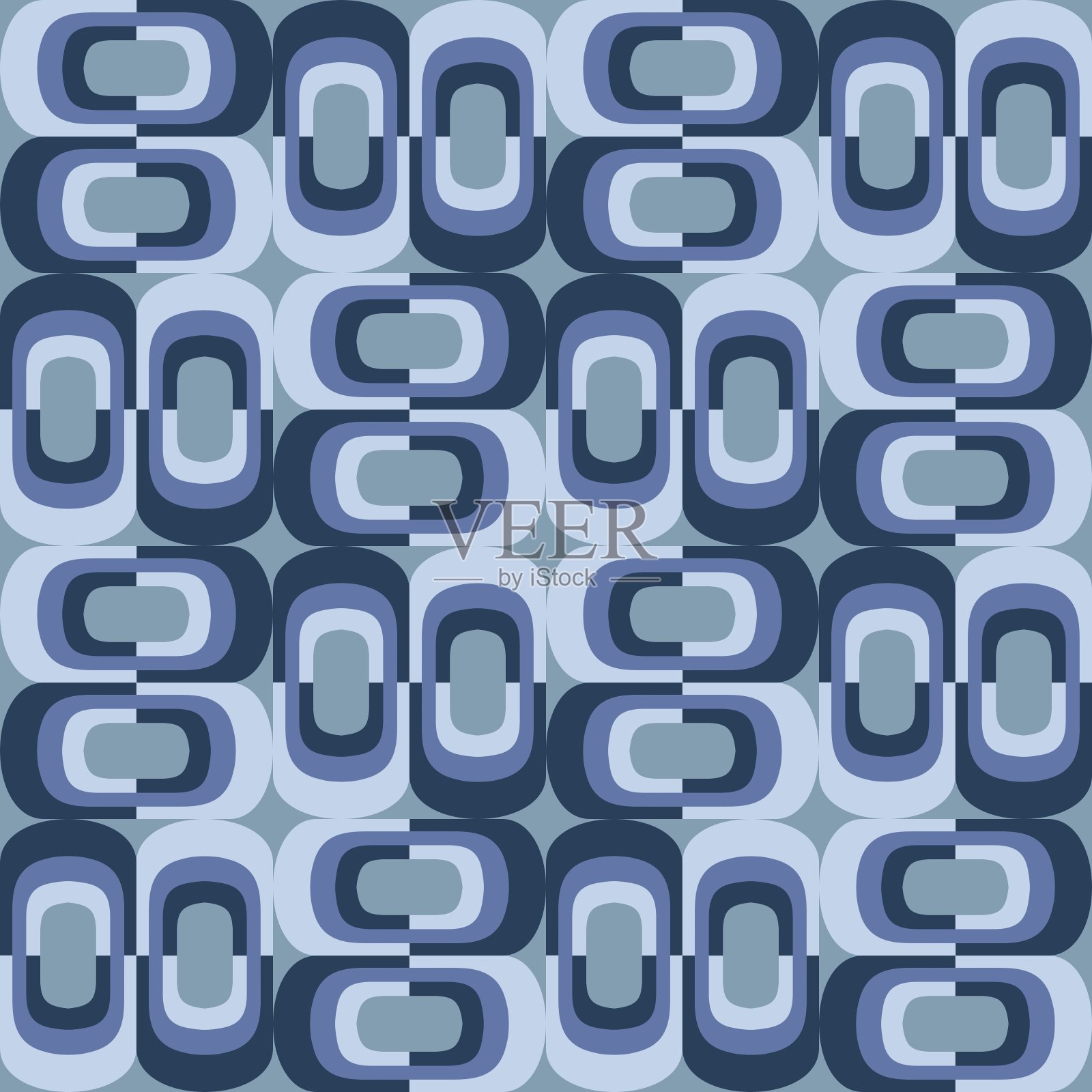 抽象的吸引人的装饰品,用来装饰任何表面或事物。无缝模式。插画图片素材