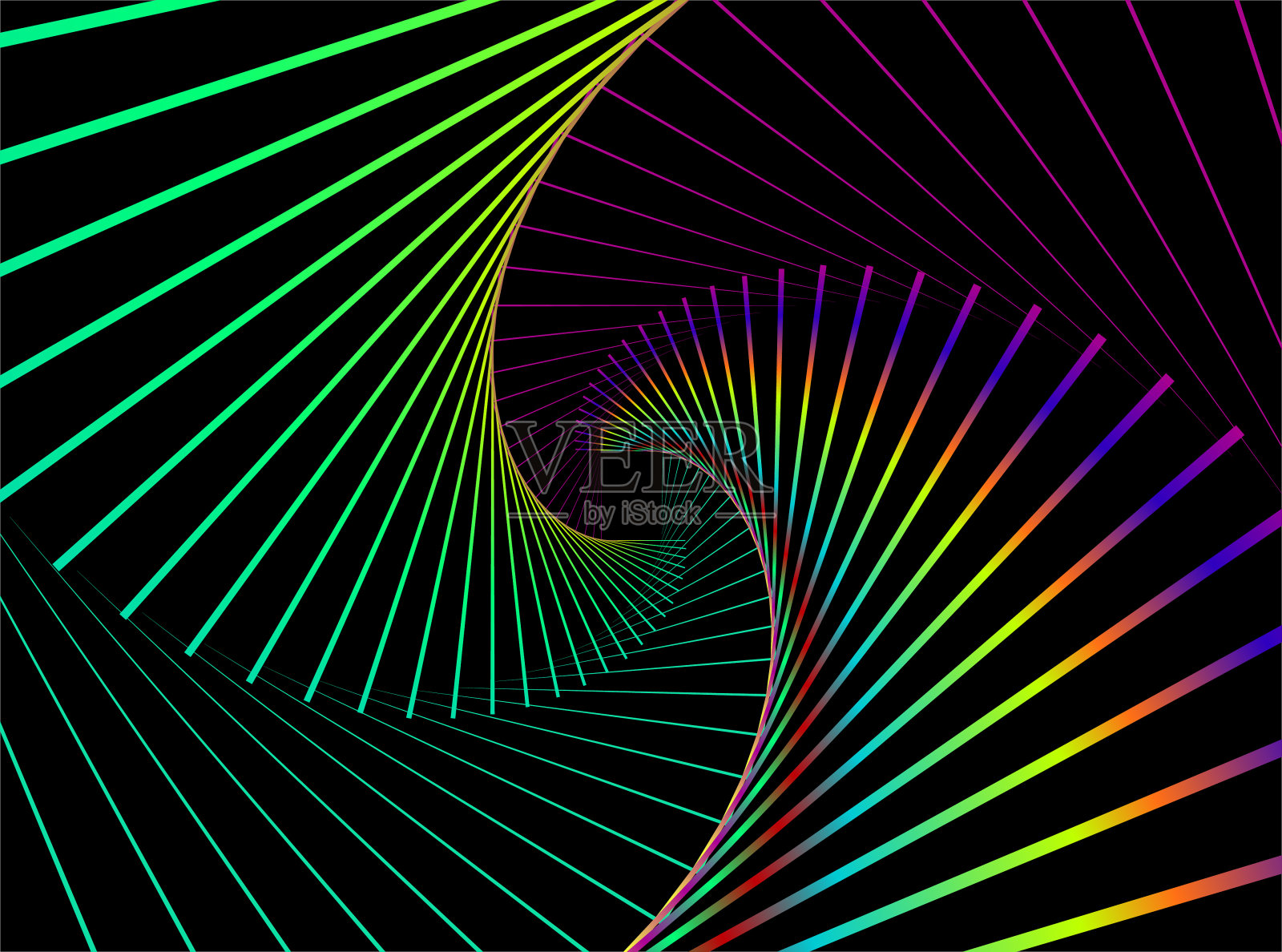 抽象背景与线条渐变插画图片素材
