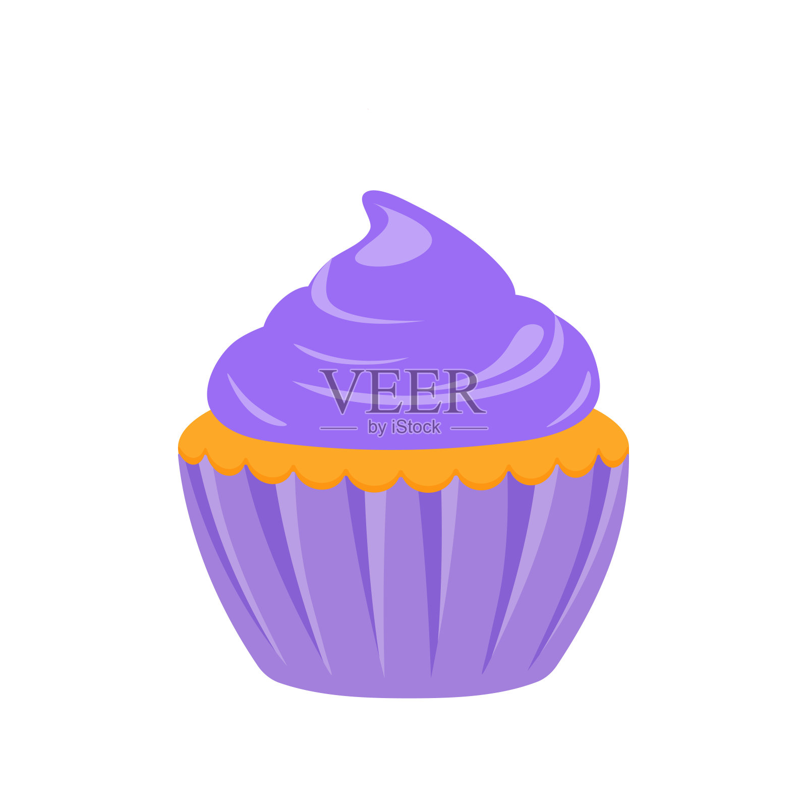 保留蛋糕,生日派对,各种口味的纸杯蛋糕,巧克力,柠檬,蓝莓,香草,牛奶,混合水果纸杯蛋糕设计元素图片