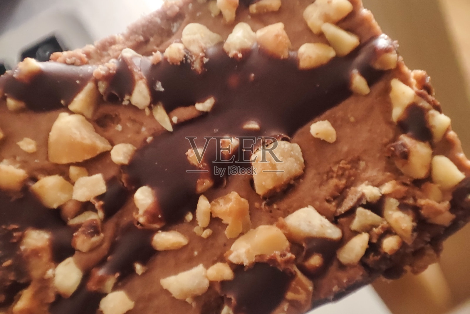 微型坚果甜食。美味的甜点的概念照片摄影图片