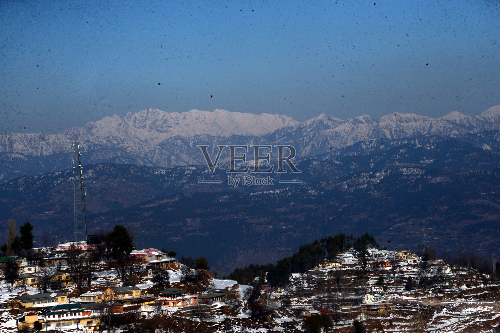 巴基斯坦阿尤比亚山谷冰雪覆盖的地区和山脉照片摄影图片