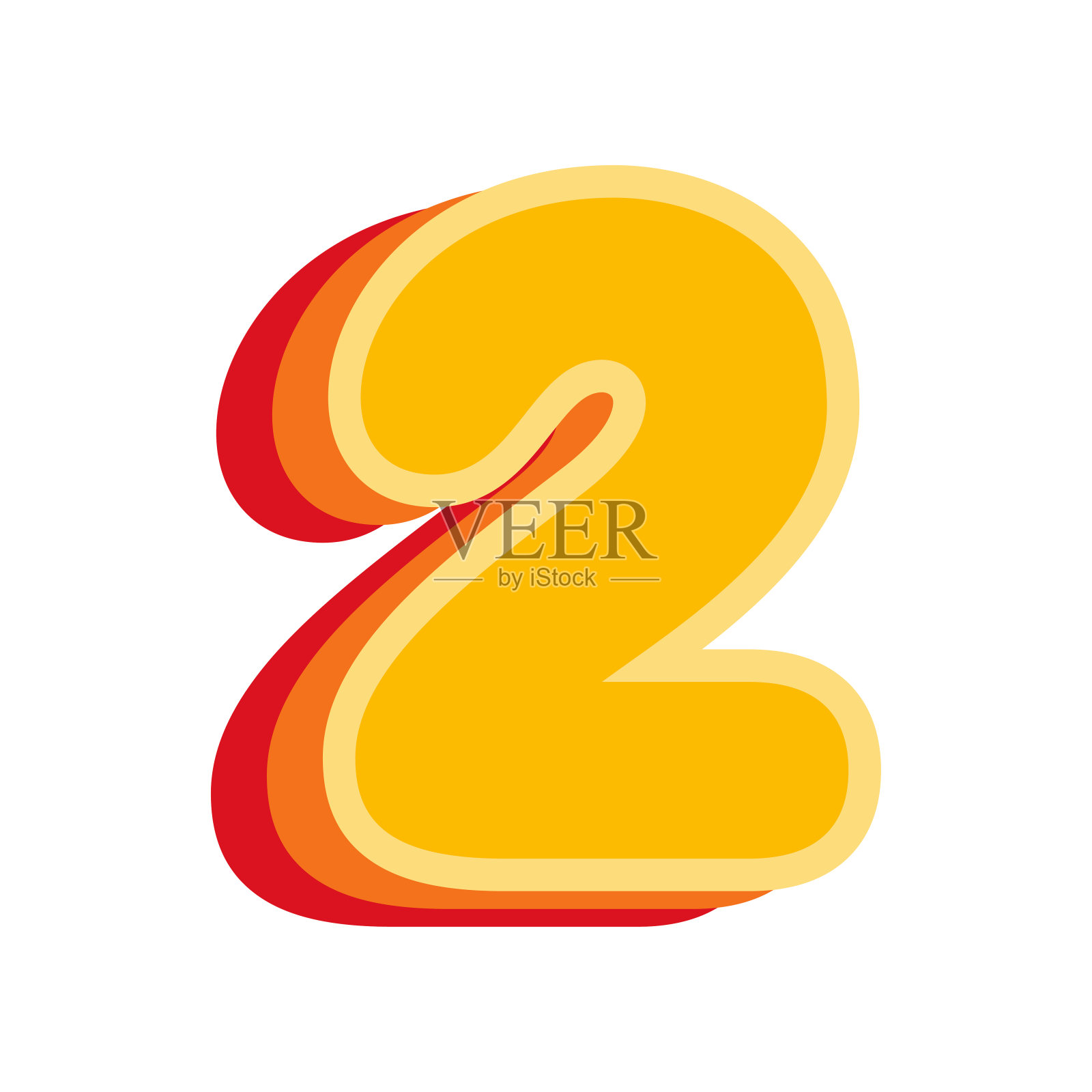 第二,橙色,矢量图插画图片素材