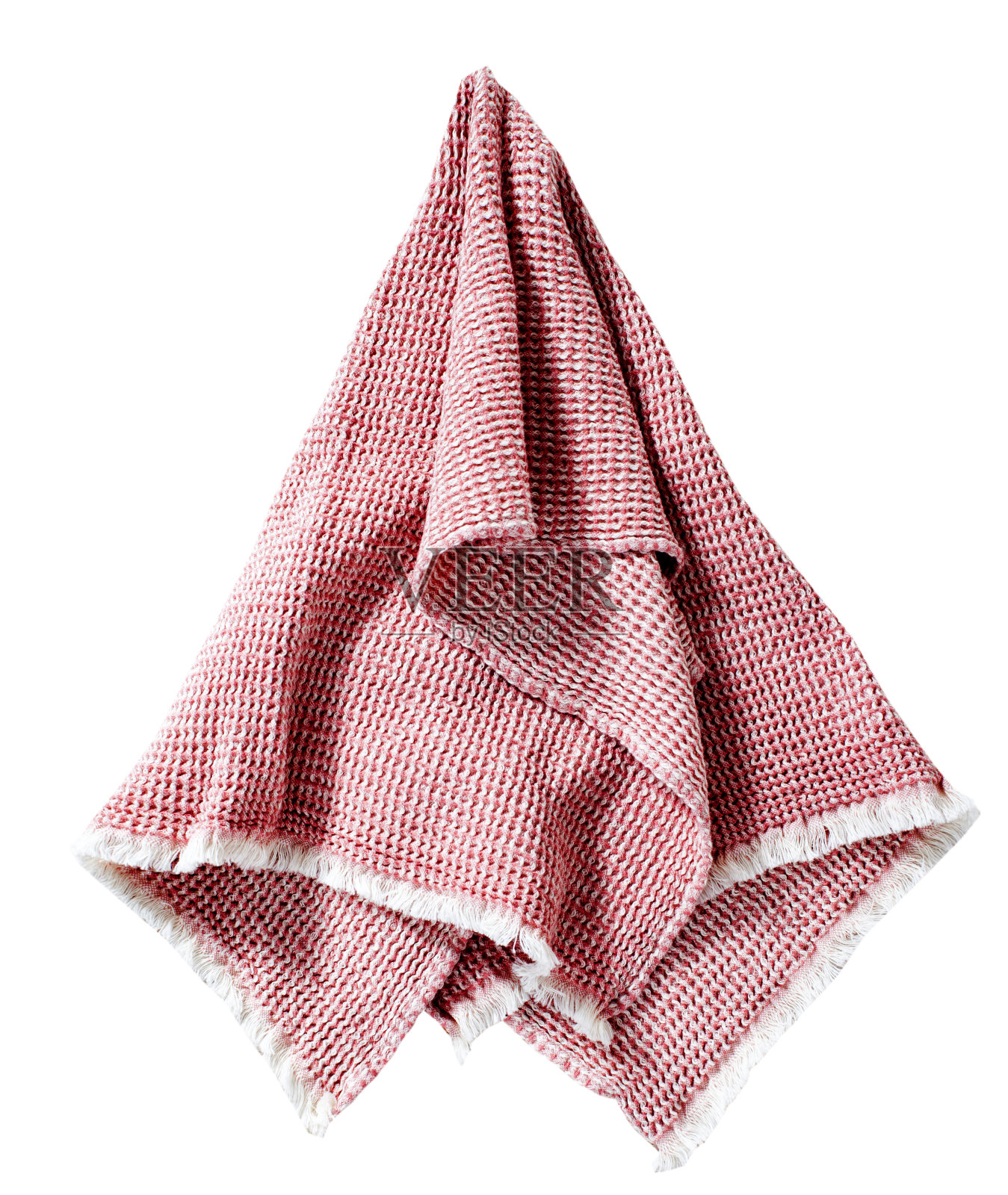 挂厨房毛巾,餐巾孤立在白色照片摄影图片