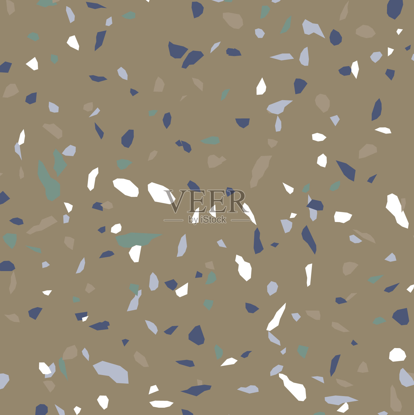 水磨石背景图案集。美丽的大理石模式。人造大理石与碎石混合插画图片素材