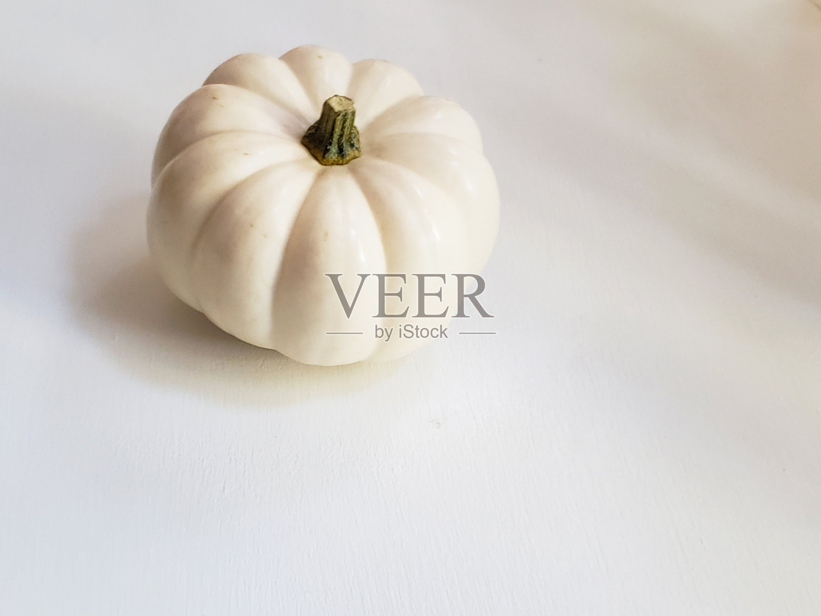 白色背景的万圣节南瓜照片摄影图片