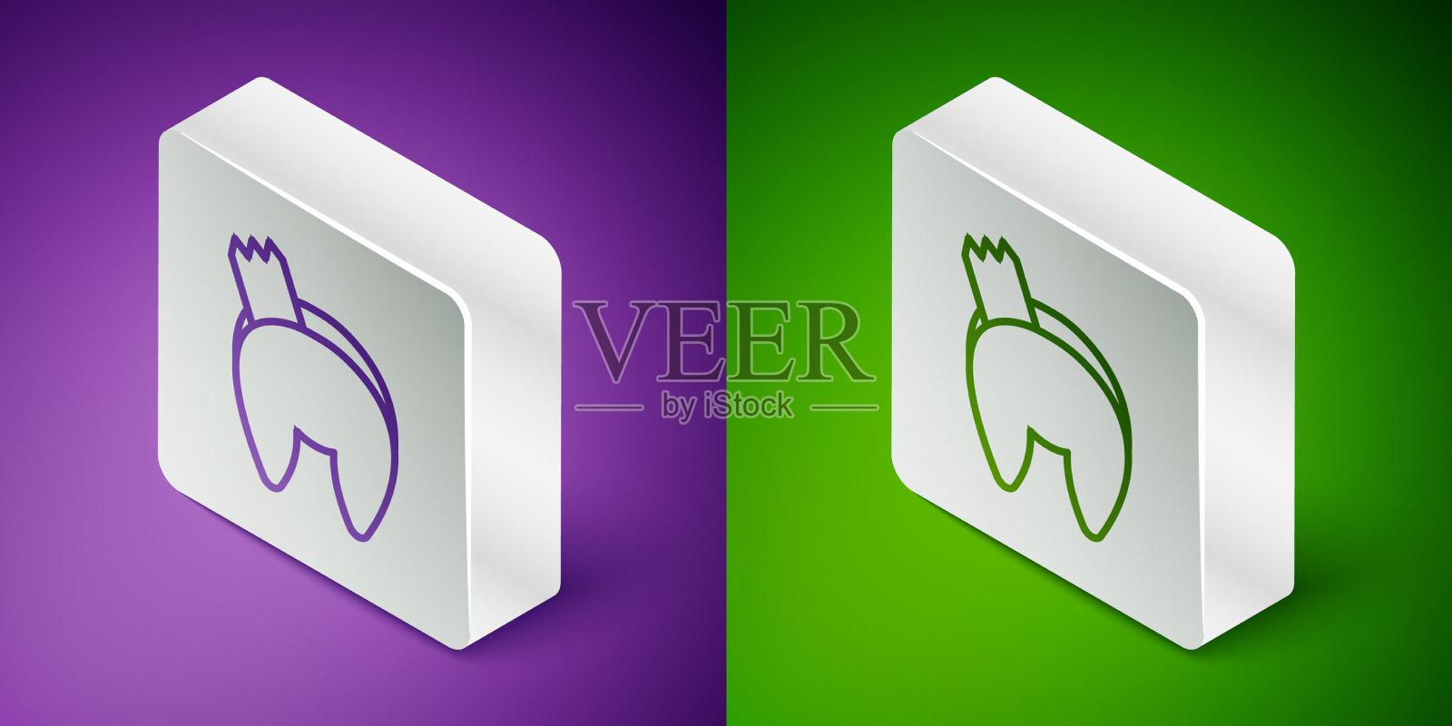 等距线中国幸运饼图标图标素材