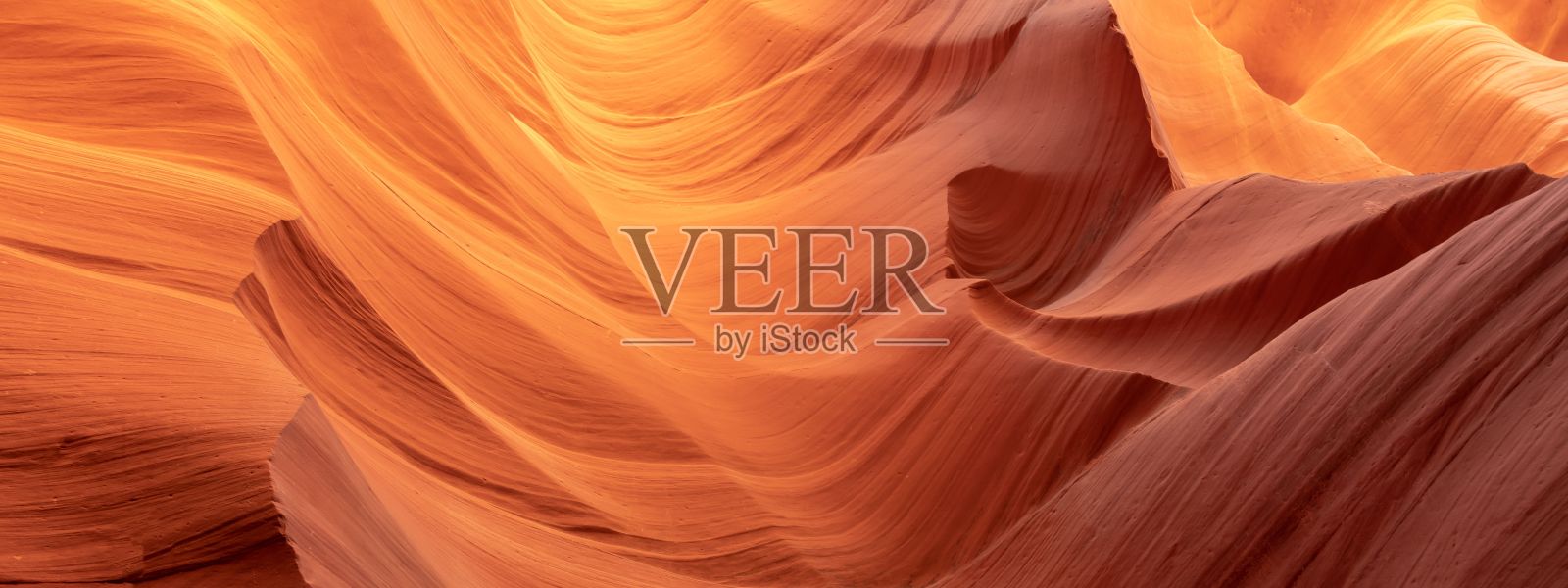 美国西南部羚羊槽峡谷的全景照片照片摄影图片