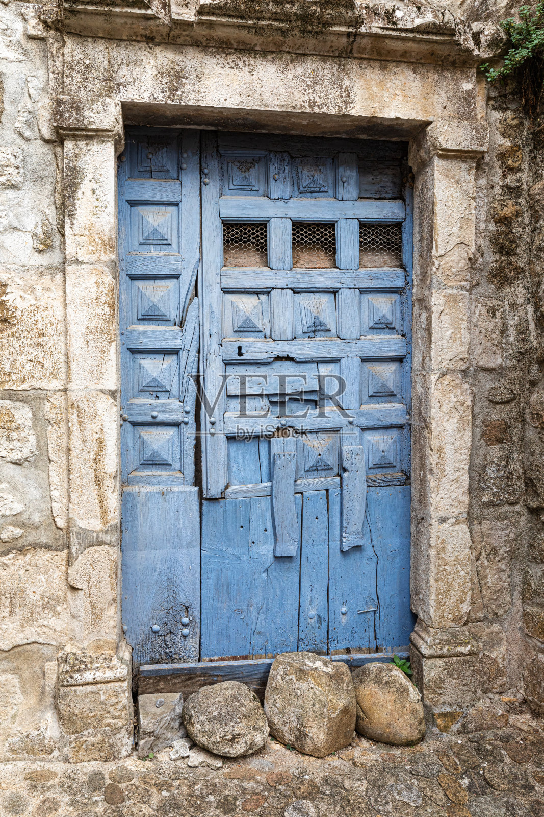 法国阿尔代什省的Vogüé村照片摄影图片