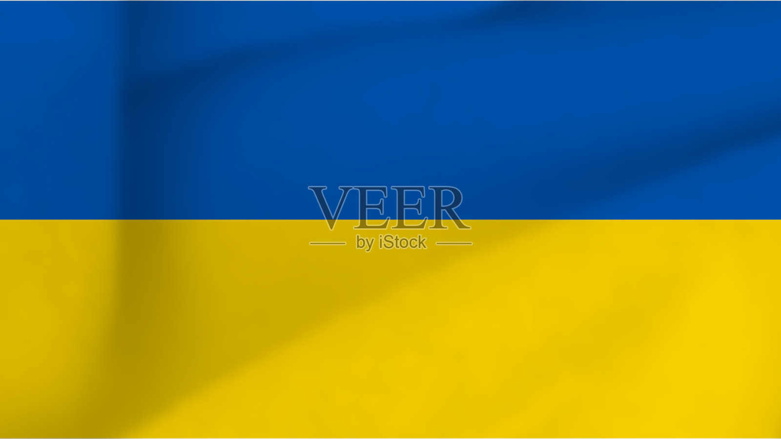 乌克兰国旗插画图片素材