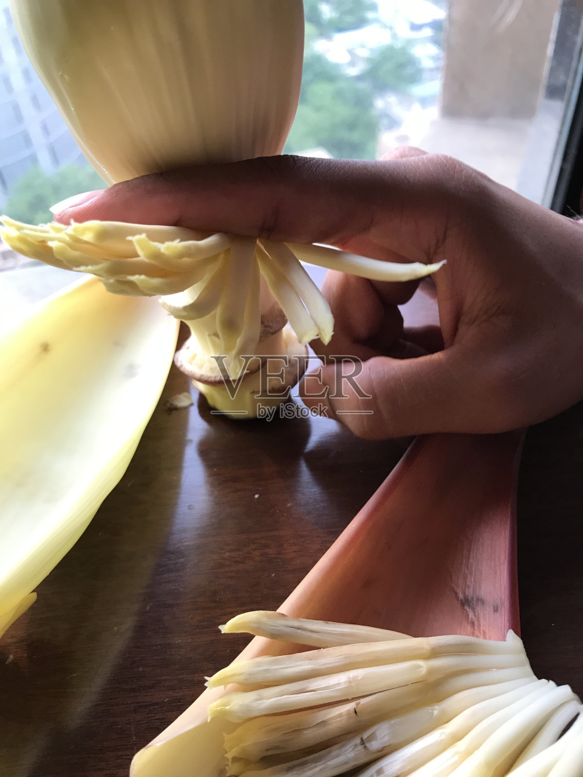 香蕉花小花照片摄影图片