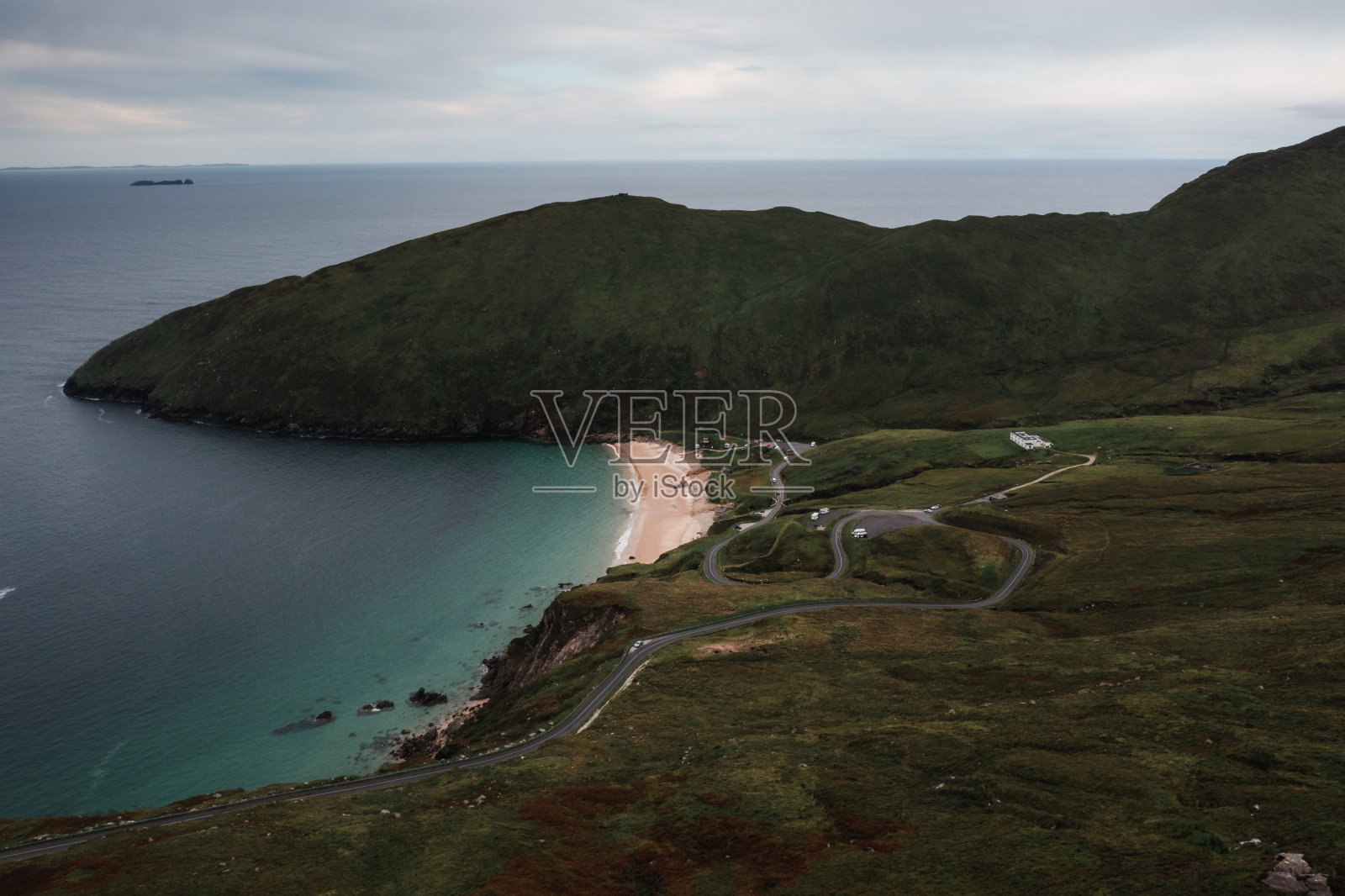 Keep海滩,阿基尔岛,爱尔兰照片摄影图片