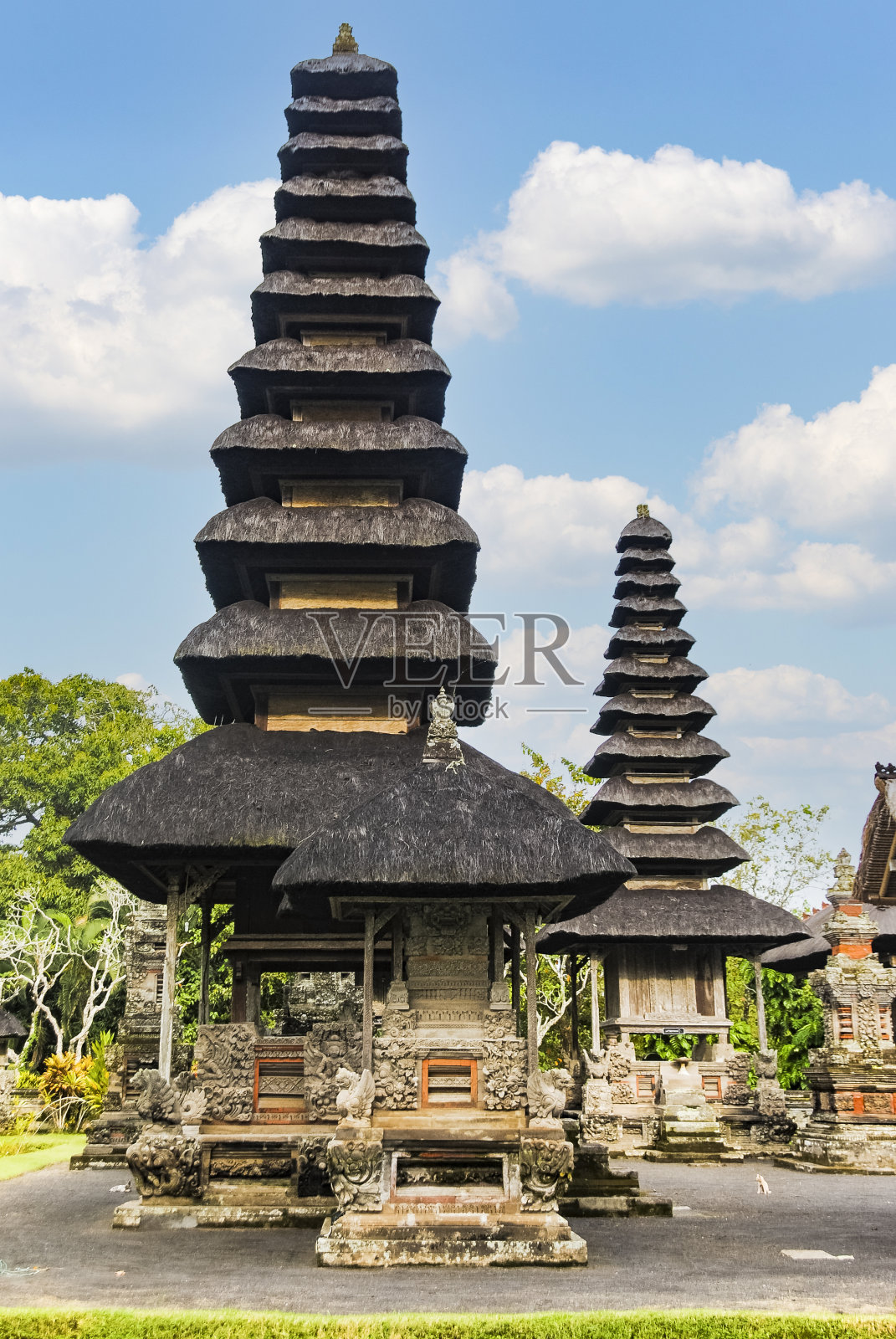Pura Taman Ayun是巴厘岛寺庙和花园的综合体,带有水景,位于印度尼西亚巴厘巴东摄政的Mengwi街道。照片摄影图片