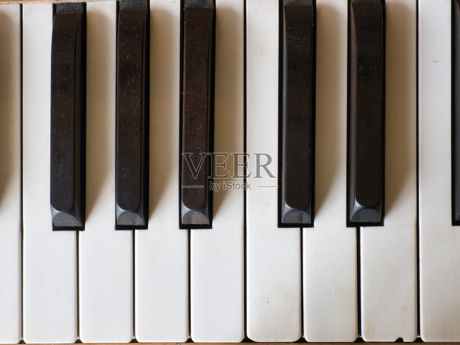 钢琴的音乐键盘,黑白键,俯视图,局部视图,全帧照片摄影图片