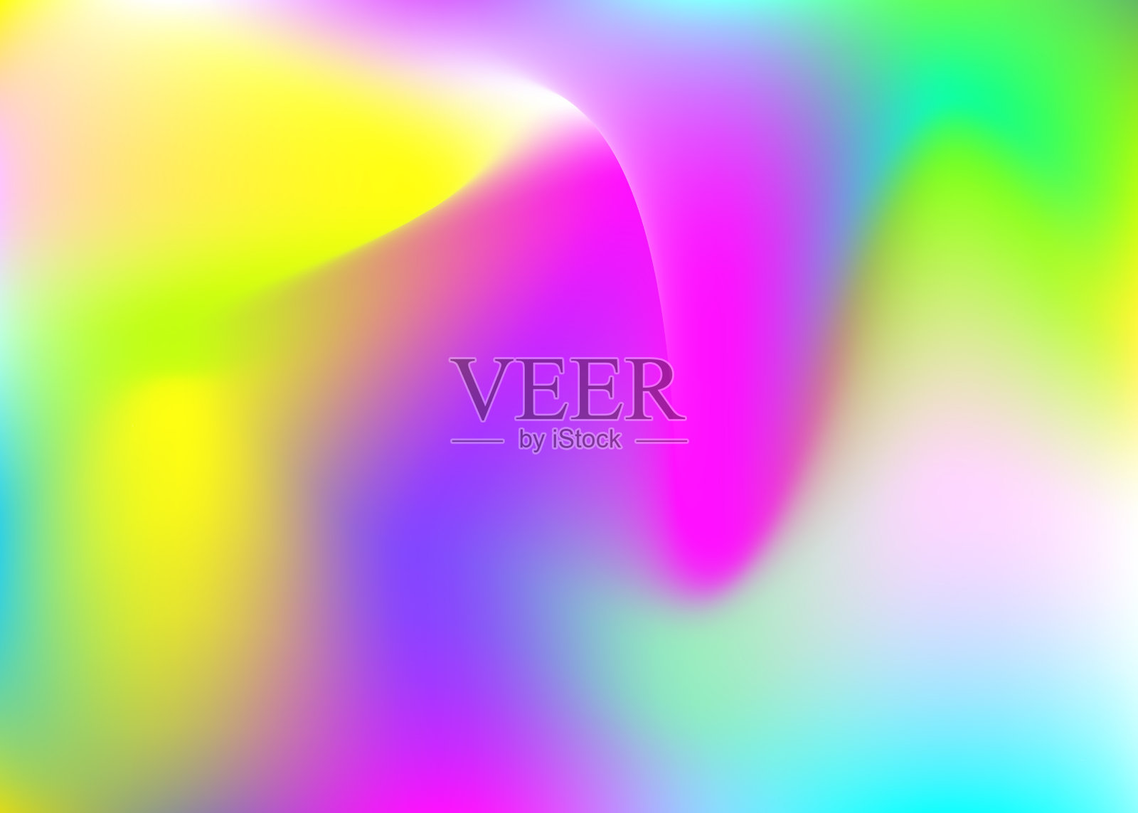 光芒四射的梯度。彩虹传单。紫色的复古的背景。柔软的效果。全息结构。独角兽卡。彩虹色的纹理。霓虹灯几何小册子。紫色光芒四射的梯度插画图片素材