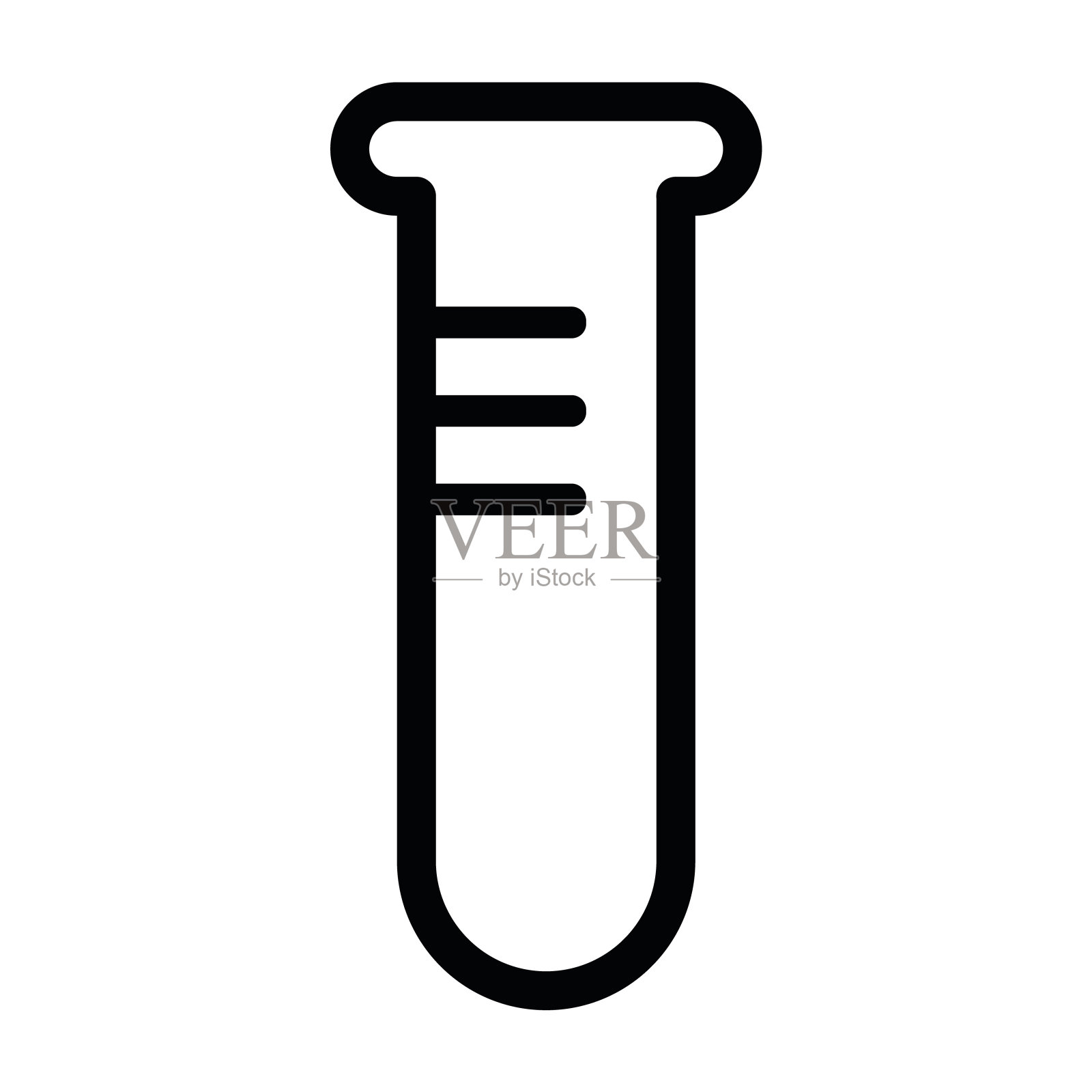 管与化学公式-矢量图标插图图标素材