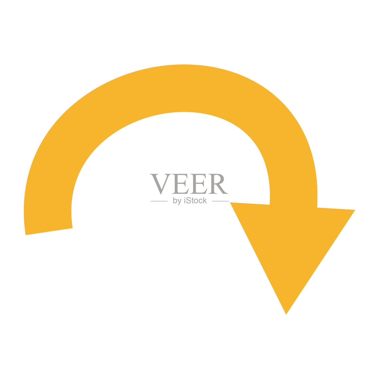 弯曲的箭头设计元素图片