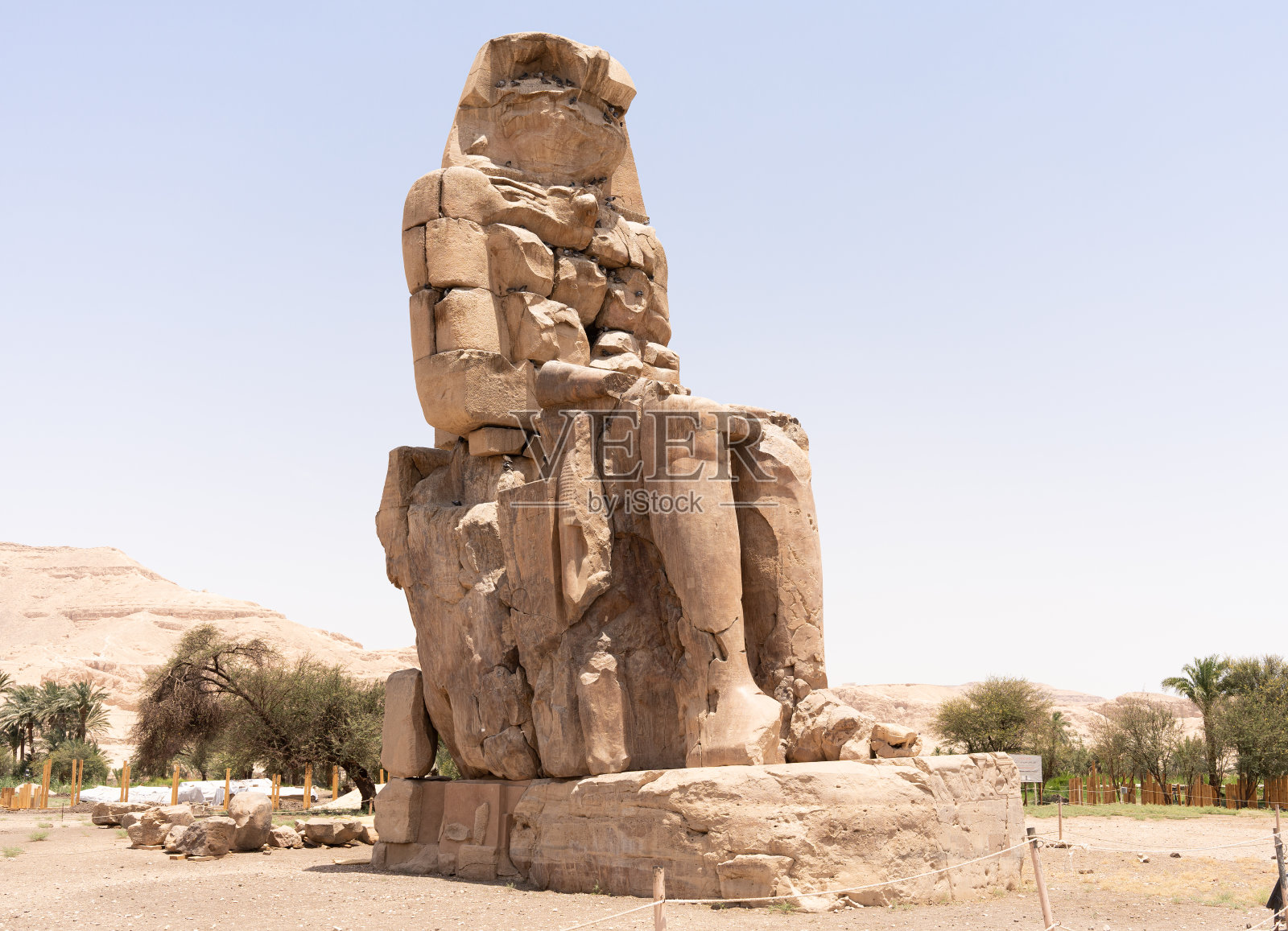 古埃及法老雕像照片摄影图片