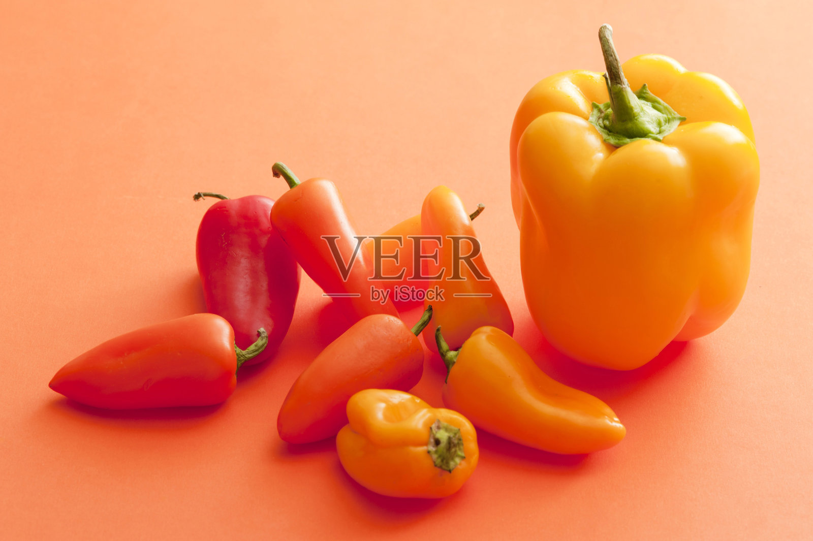 混合或橙椒照片摄影图片