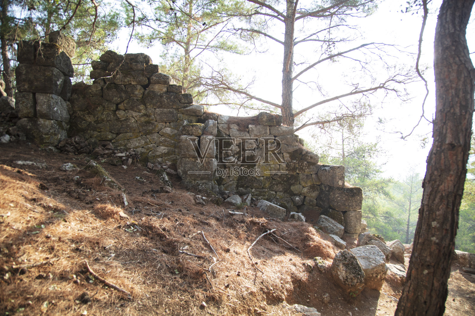 卡迪亚达(Kadyanda)古城观法提耶,穆格拉-利西亚路照片摄影图片