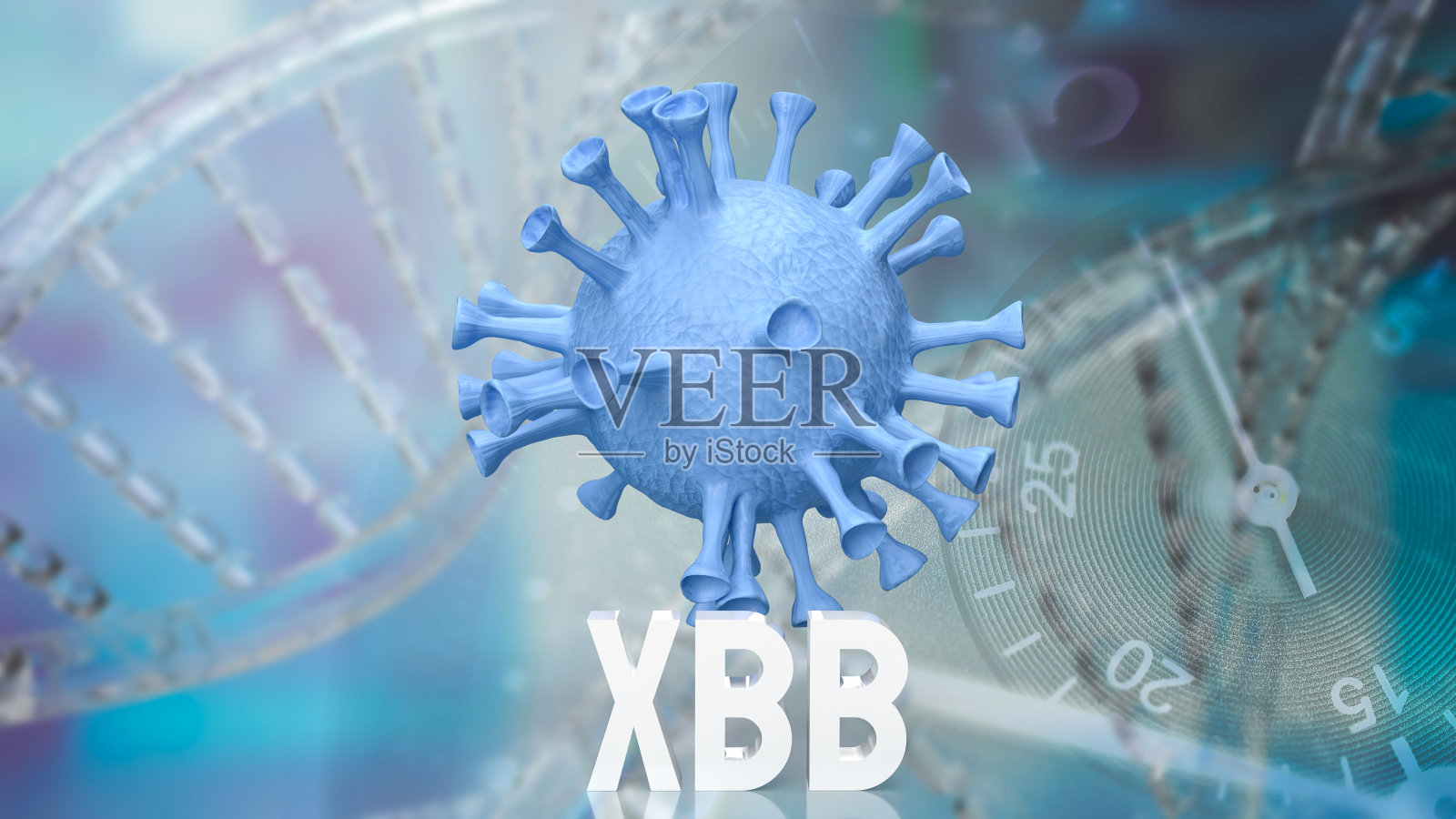 用于科学或医学概念3d渲染的病毒covid xbb型图像照片摄影图片