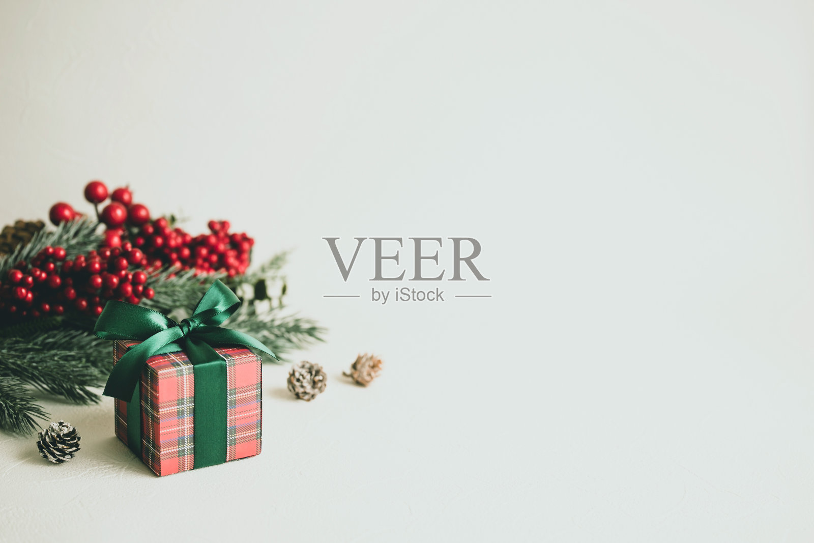 圣诞节背景与复制空间照片摄影图片