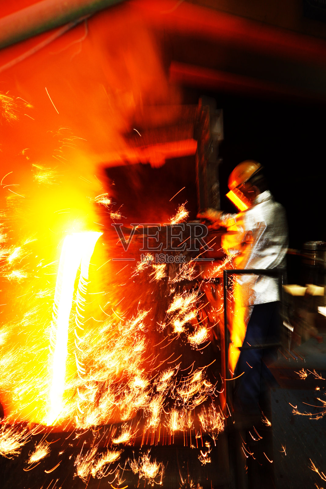 钢铁生产照片摄影图片