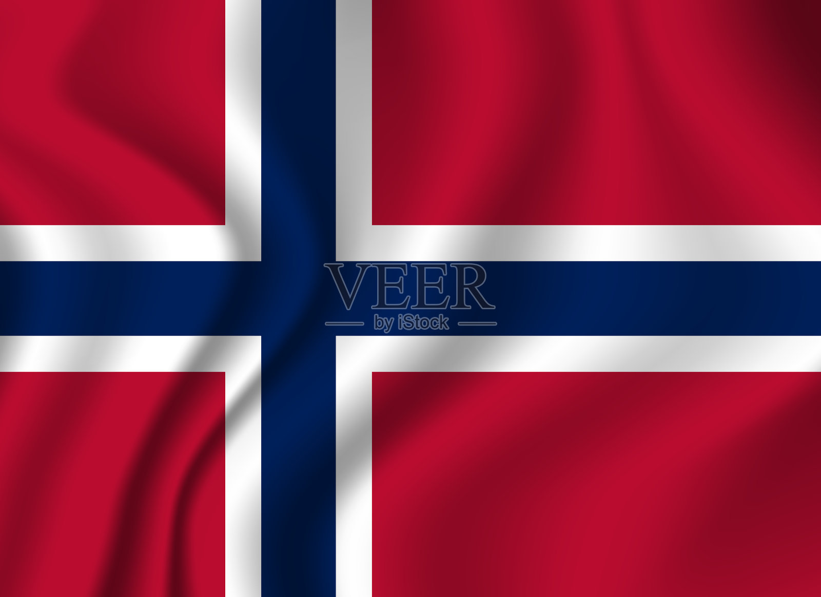 挪威国旗。官方颜色的挪威国家标志。模板图标。摘要向量背景插画图片素材