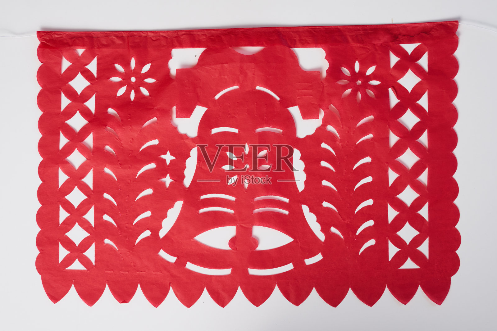 墨西哥独立的装饰品,碎纸照片摄影图片