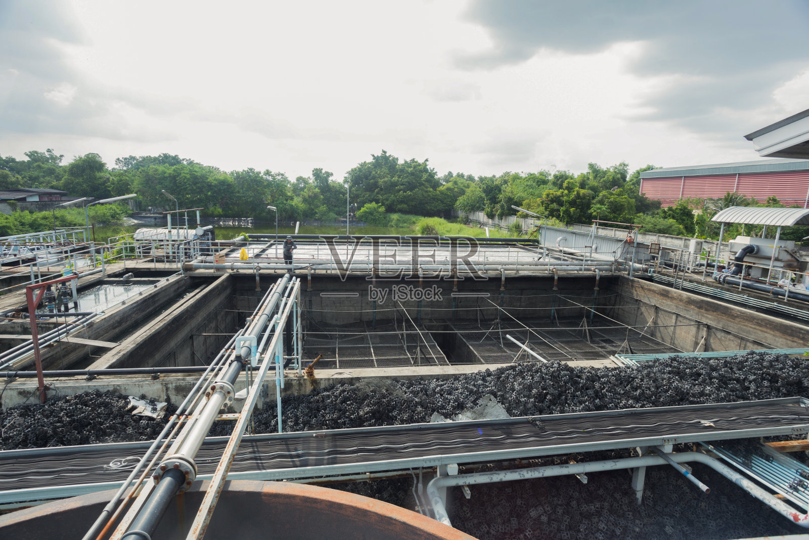 污水处理照片摄影图片