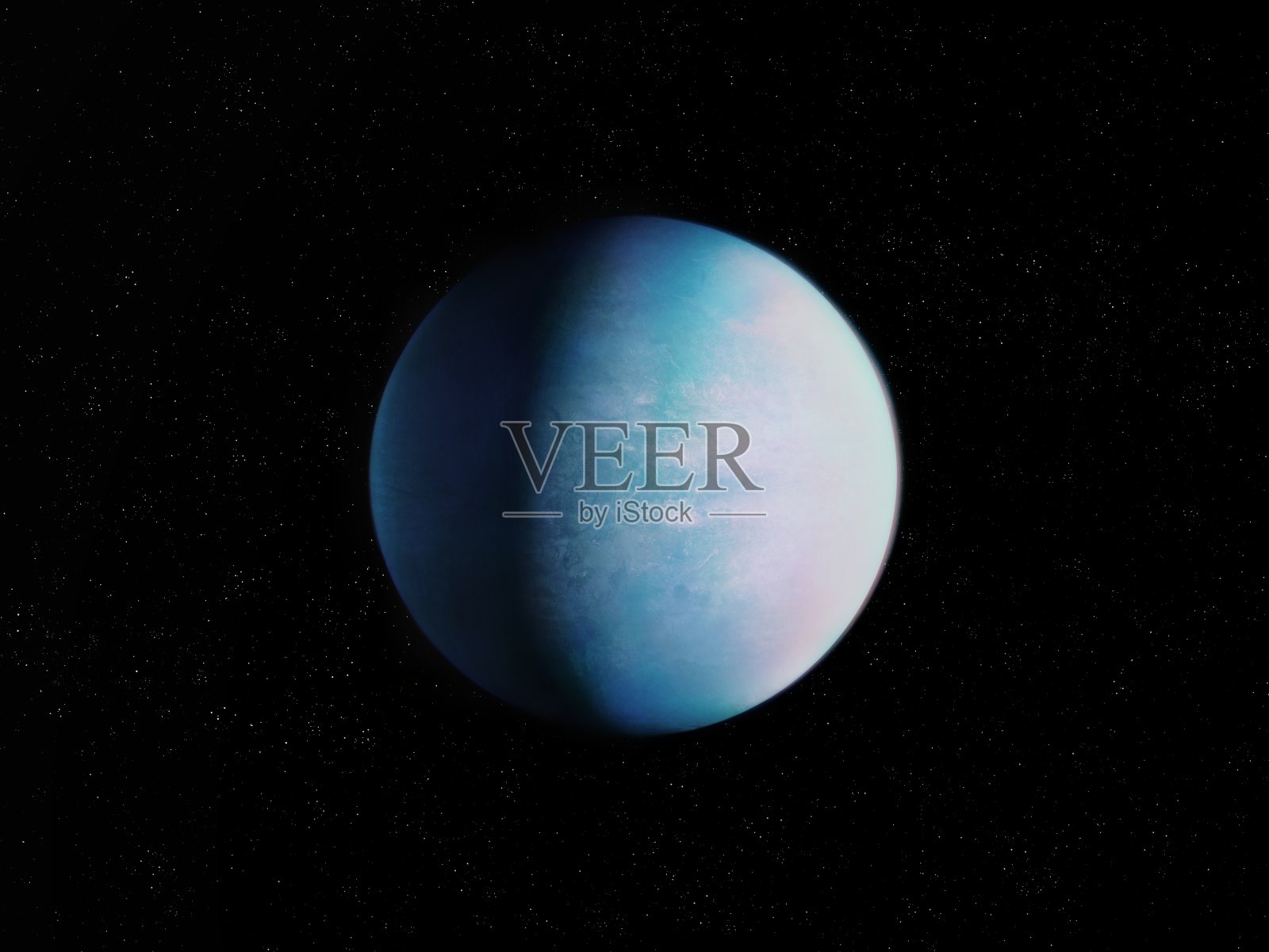 壮观的系外行星,科幻墙纸。地球与大气。照片摄影图片